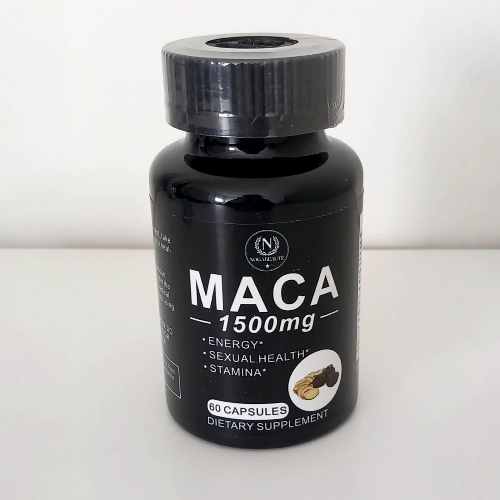 Flacon de Maca Noire libido énergie