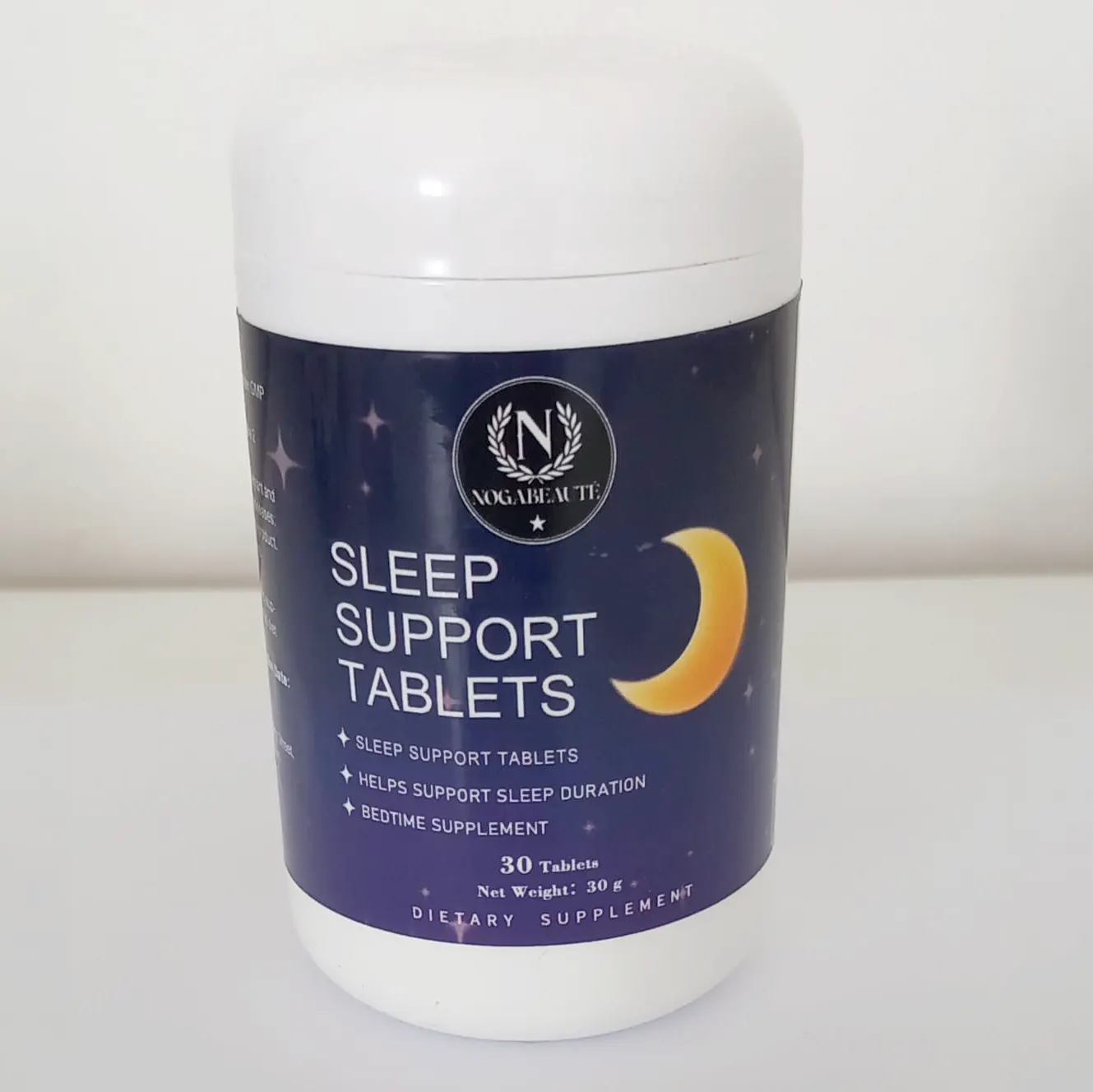 Flacon de complément alimentaire pour le sommeil