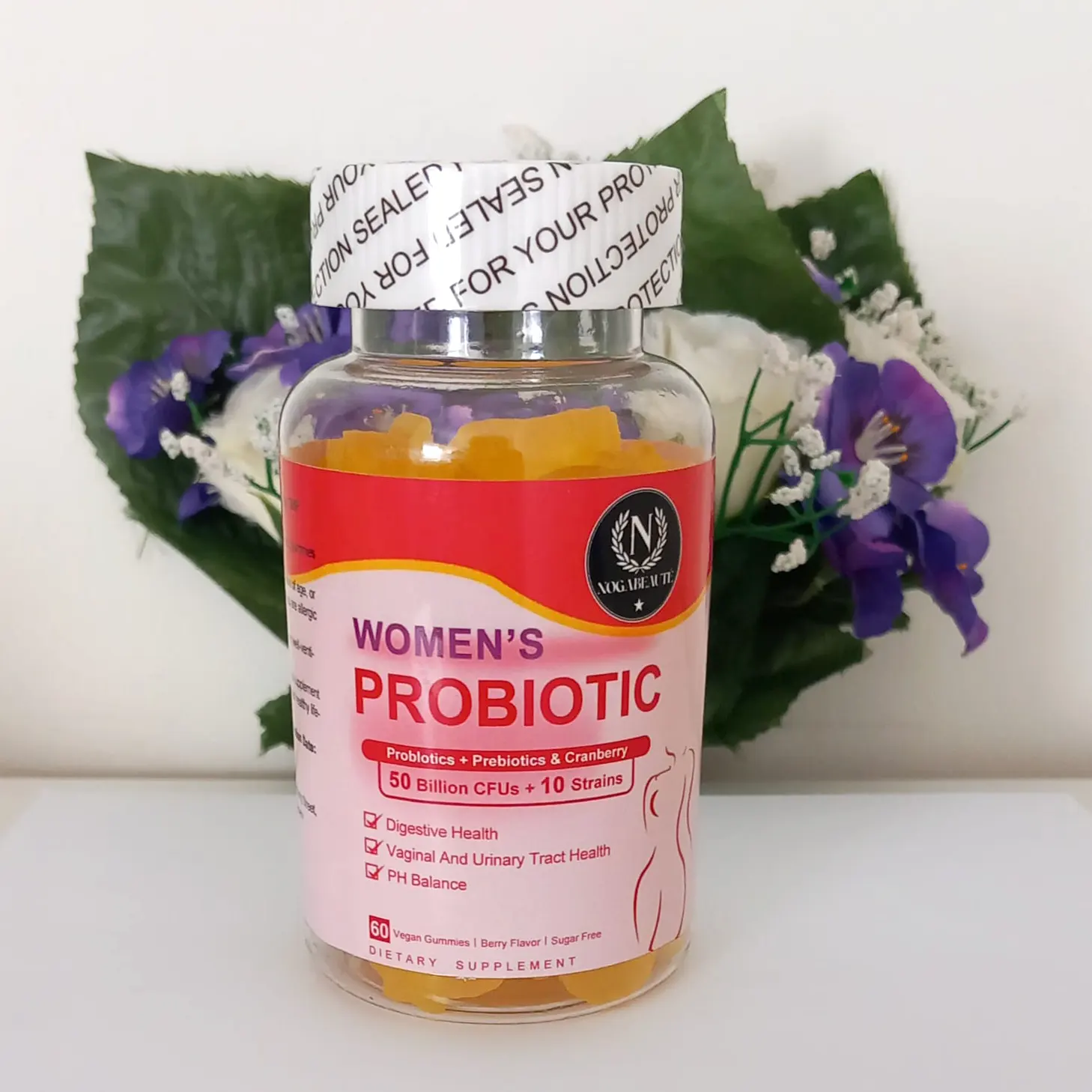 Flacon de probiotique pour la flore intime femme